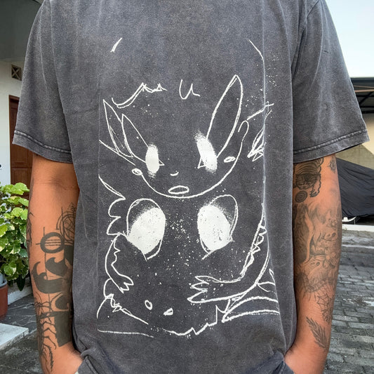 DROP NO.2 'CONNECTED' (BLACK FADED) CLASSIC FIT T-SHIRT