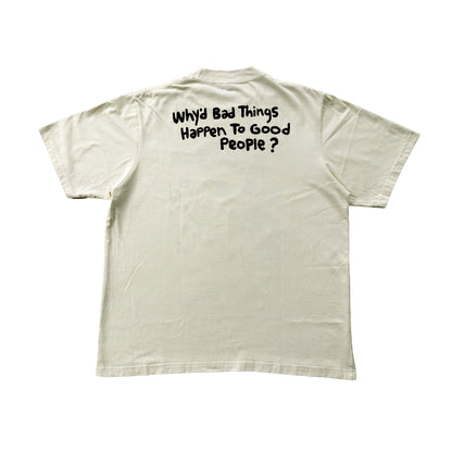 DROP NO.3 'GOOD LUCK' (BROKEN WHITE) CLASSIC FIT T-SHIRT