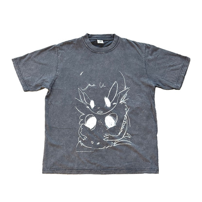 DROP NO.2 'CONNECTED' (BLACK FADED) CLASSIC FIT T-SHIRT