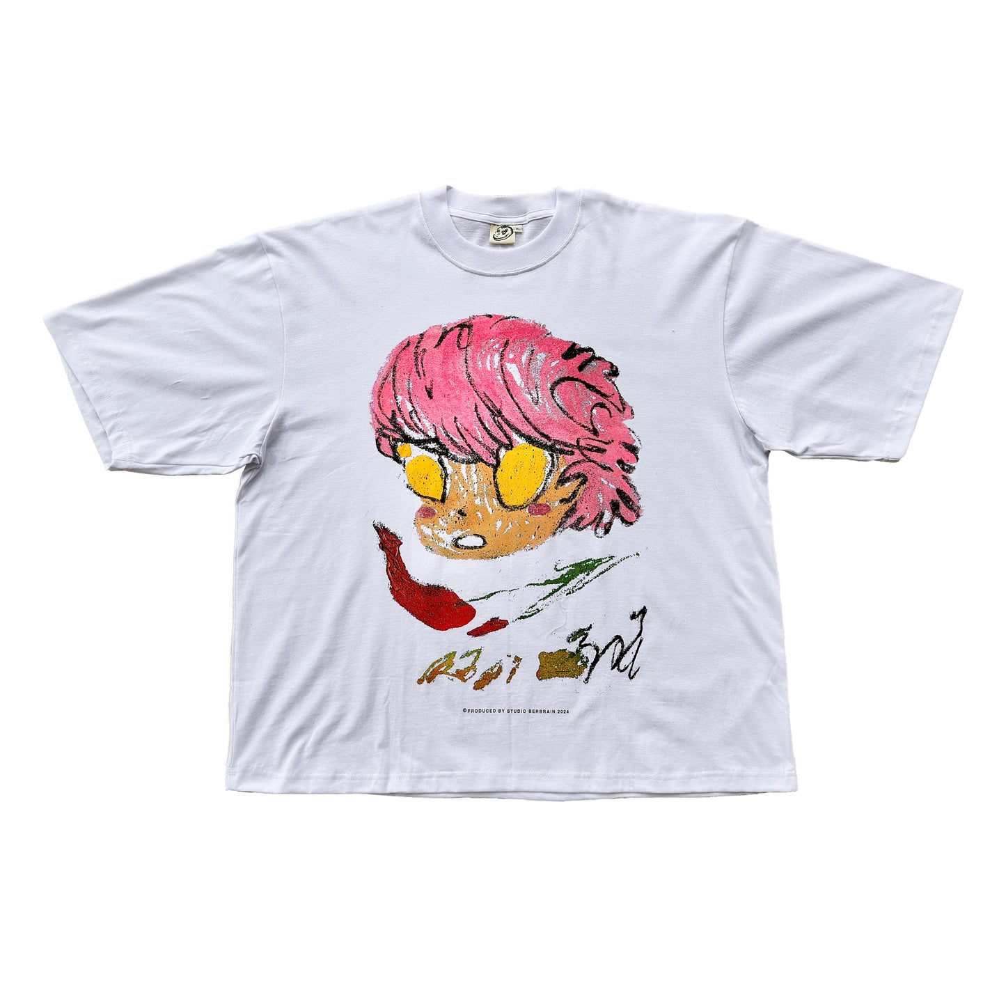 SPECIAL DROP NO.1 'TAKE OR LOSE' (WHITE) BOXY OVERSIZED T-SHIRT