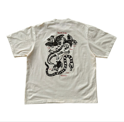 DROP NO.4 'NATURAL BORN KILLERS' (BROKEN WHITE) CLASSIC FIT T-SHIRT
